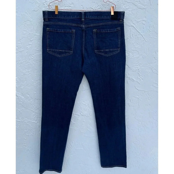 Prana Mens Straight Leg Fit Denim Jeans Blue Sz 38 - Picture 2 of 13
